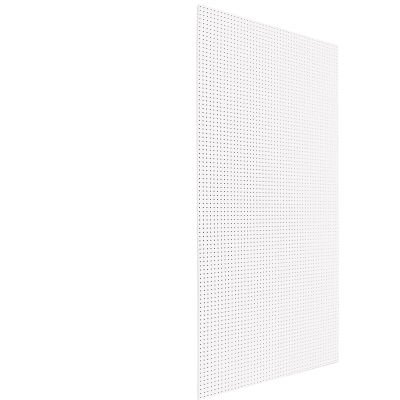 Triton DB-96 48" W x 96" H x 1/4" D White Poly Pegboard W/ 9/32" Holes