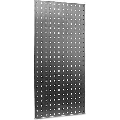 Triton LB18-S (2) 18" W x 36" H x 1/2" D Stainless Sq. Hole Pegboards W/ Wall Mounting HW