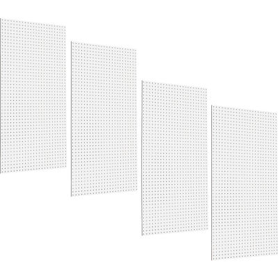 Triton Products, TPB-4W, Pegboard Back Panel, Blissful White, 48 Inch X 24 Inch