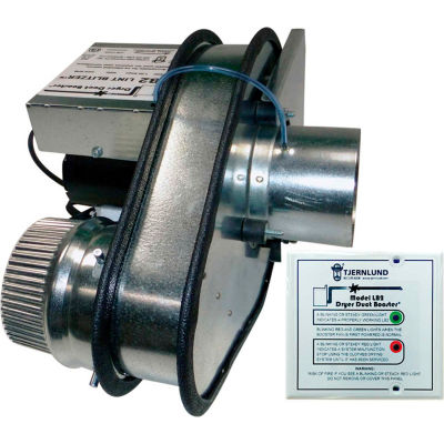 Tjernlund LB2 Dryer Duct Booster Fan DEDPV Approved