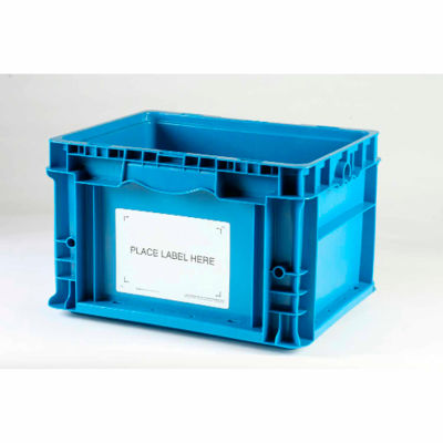 Kennedy Group Economy Container Placard Label Holder ESTB2 4-1/2" x 6-1/2" White - Pkg Qty 100