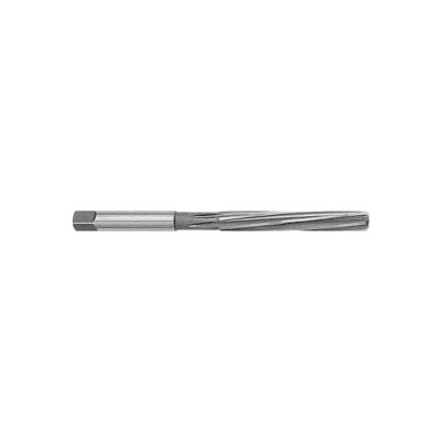HSS Import Hand Reamer, Helical Flute, Straight Shank, 11/16" Diameter