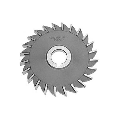 HSS Import Plain Teeth Side Milling Cutter, 6" DIA x 3/8" Face x 1" Hole