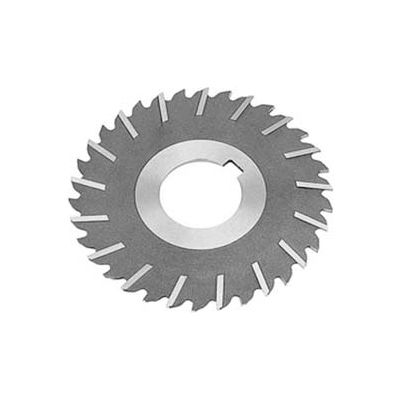 HSS Import Metal Slitting Saw Staggered, Side Chip Clear, 3" DIA x 3/32" Face x 1" Hole,