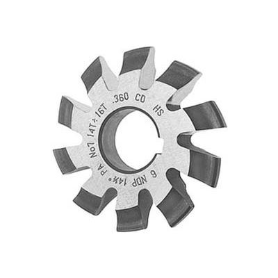HSS Imported Involute Gear Cutters, 20 ° Pressure Angle , Metric, Module M2.0 #8