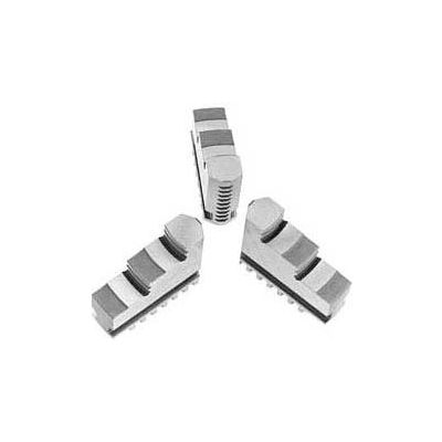 Bison Hard Solid ID Jaws for 3" 3-Jaw Scroll Chuck, 3 Piece Set