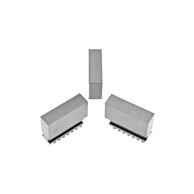 Bison Soft Blank Jaws for Scroll Chuck,Quick Clamping, 3" 3 Piece Set