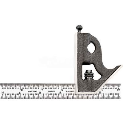 Starrett 56362 C11H-6-4R Combination Square, 6", 2 Piece