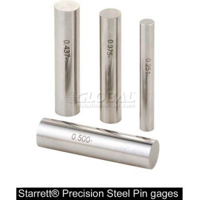 Starrett 67483 S4003-250 Pin Gage Set, Case, Sizes .061-.250-