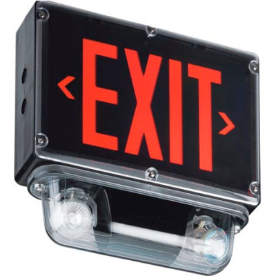 Emergency Lighting & Exit Signs | Sign & Light Combo Units | Emergi ...