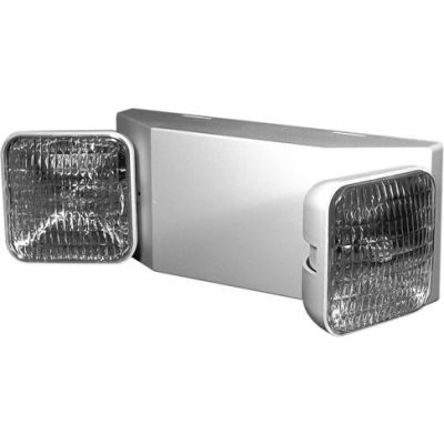 Emergi-Lite EL-2SQLR Escort Emergency Light - 6V Square Heads W/11W Remote Capacity White