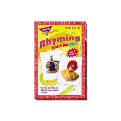 Trend® Rhyming Match Me® Cards, 3" x 4", 52 Cards/Box