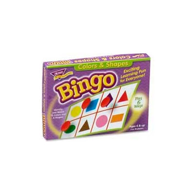 Trend® Colors & Shapes Bingo Game, 3 to 36 Players, 1 Box