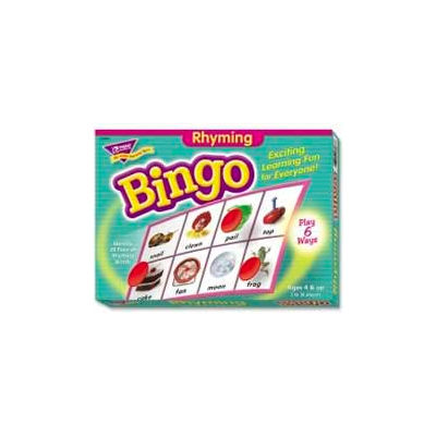 Trend® Rhyming Bingo Game, Age 4 & Up, 3 to 36 Players, 1 Box