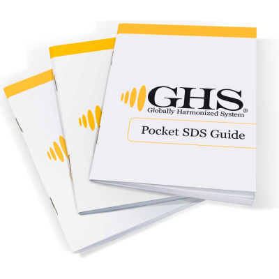INCOM® GHS2007 English SDS Pocket Reference Booklet, 10/Pack - Pkg Qty 10