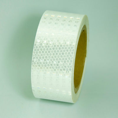 Super Brite Reflective Tape, White, 2"W x 30'L Roll, HRT230WH