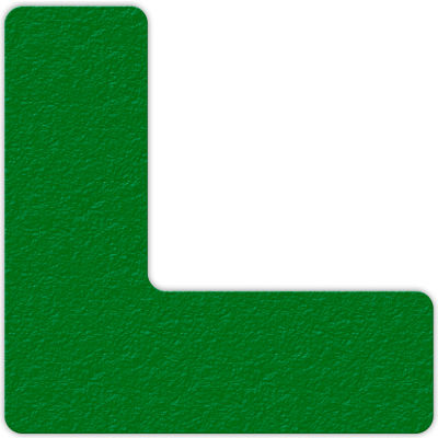 Floor Marking Tape, Green, L Shape, 25/Pkg., LM110G