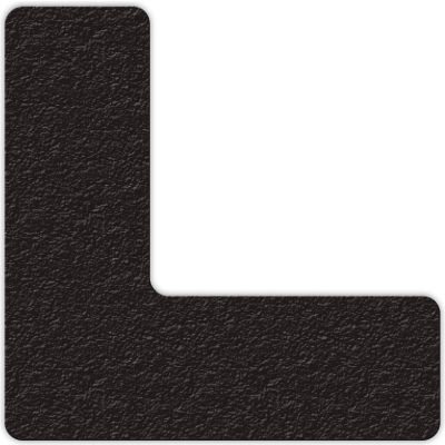 Floor Marking Tape, Black, L Shape, 25/Pkg., LM110K