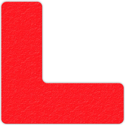 Floor Marking Tape, Red, L Shape, 25/Pkg., LM110R