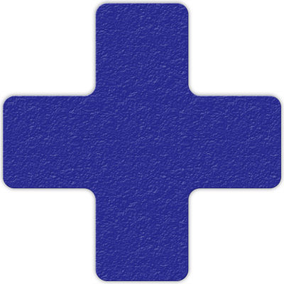 Floor Marking Tape, Blue, + Shape, 25/Pkg., LM120B
