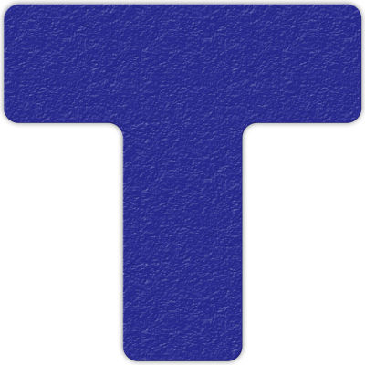 Floor Marking Tape, Blue, T Shape, 25/Pkg., LM130B