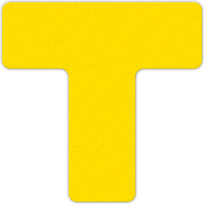 Floor Marking Tape, Yellow, T Shape, 25/Pkg., LM130Y