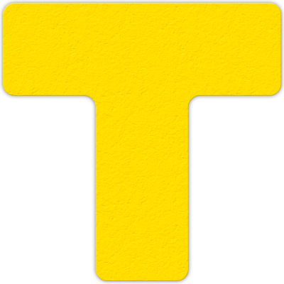Floor Marking Tape, Yellow, T Shape, 25/Pkg., LM130Y