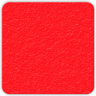 Floor Marking Tape, Red, 3" Square, 25/Pkg., LM160R