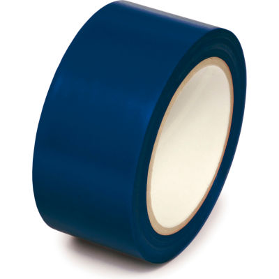 Floor Marking Aisle Tape, Dark Blue, 3"W x 108'L Roll, PST321