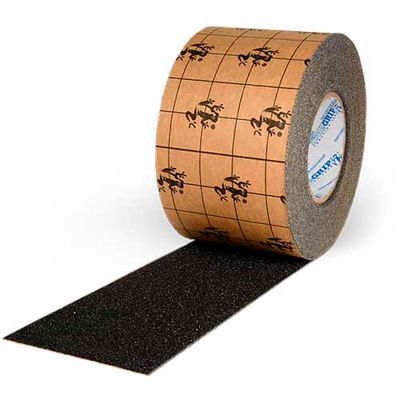 True Grip Anti-Slip Tape, Black, 12"W x 60'L Roll, SG7012CB