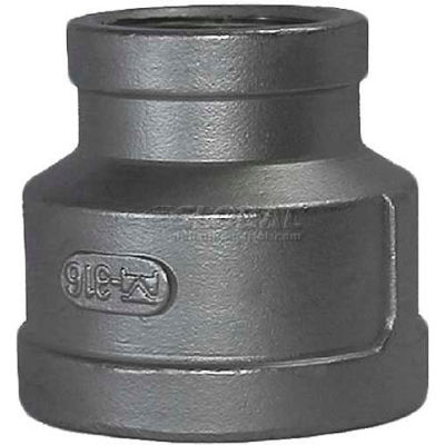 Trenton Pipe Ss316-64120x04 2"X1/2" Class 150, Reducing Coupling, Stainless Steel 316 - Pkg Qty 5