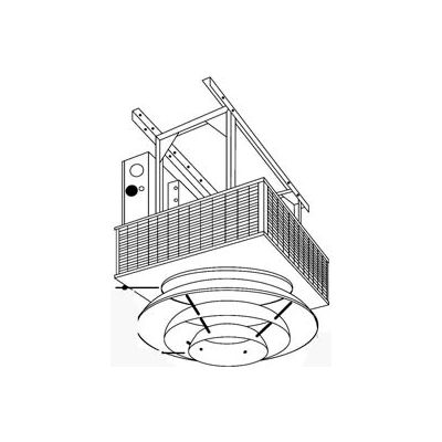 TPI Anemostat Diffuser D1613 For 25-50KW Downflow Unit Heaters
