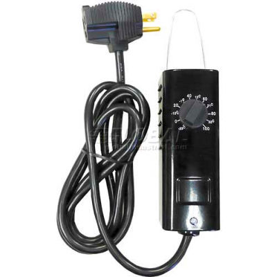 TPI Line Voltage Thermostat Industrial Series SPST Heat Only 6' Cord/Plug KT121