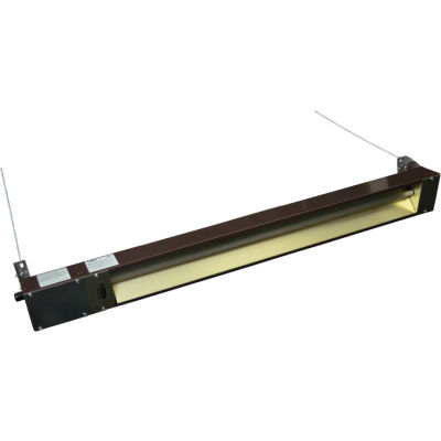 TPI Infrared Spot Heater For Indoor/Outdoor Use, 2000W, 208V, 5-3/8"W x 6-1/2"H, Brown