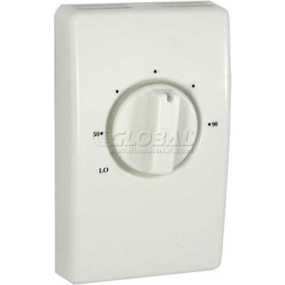 TPI Line Voltage Thermostat Ivory Single Pole With Leads 22 Amp S2022H10AB