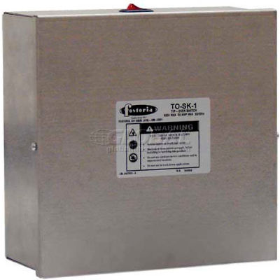TPI Fostoria® Tip Over Switch For FSP 43 & 95 Heaters, 10-5/16"L x 10-5/16"W x 5"H