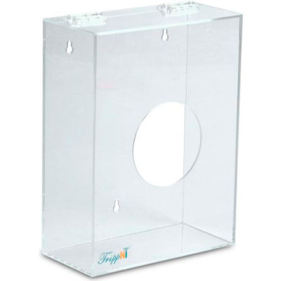 TrippNT Acrylic Small Apparel Dispenser for Hairnet/Beard Covers, 8-1/2"W x 11-5/8"H x 4-1/4"D