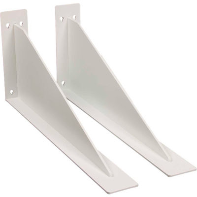 TrippNT 50451 White PVC Medium Graduated Cylinder Storage Rack, 6"W x 24"D x 6"H, 1 Pair