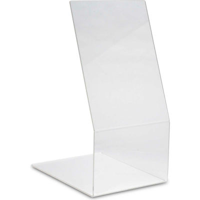 TrippNT 50708 Large Biohazard Personal Protection Shield, Clear, 12"W x 15"D x 23"H