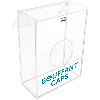 TrippNT Acrylic Small Apparel Dispenser for Bouffant Caps, 8-1/2"W x 11-5/8"H x 4-1/4"D