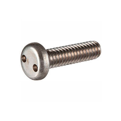 6-32 x 1-1/4" Security Machine Screw - Pan Spanner Head - 18-8 Stainless Steel - FT - UNC - 100 Pk