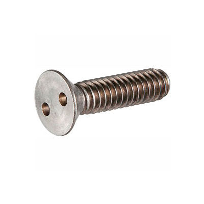 1/4-20 x 1-1/2" Security Machine Screw - Flat Spanner Head - 18-8 Stainless Steel - FT - 100 Pk
