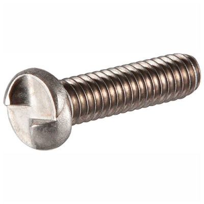 10-24 x 1/2" Security Machine Screw - Round One-Way Head - 18-8 Stainless Steel - FT - UNC - 100 Pk