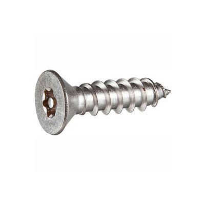 #10AB x 1-1/4" Security Sheet Metal Screw - Flat Torx Head - Steel - Black Oxide - FT - USA - 100 Pk