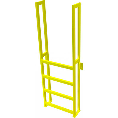 U-Design Max-Access Aluminum Work Platforms - 4 Step 40"H 90 Deg. Stair Unit - UAP0490