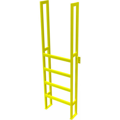 U-Design Max-Access Aluminum Work Platforms - 5 Step 50"H 90 Deg. Stair Unit - UAP0590