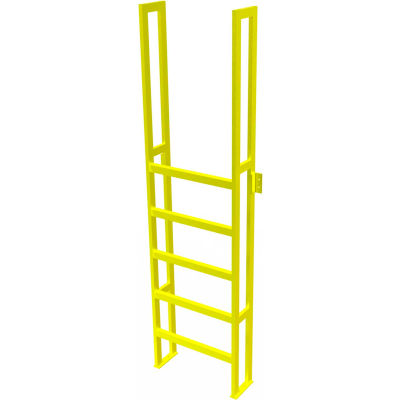 U-Design Max-Access Aluminum Work Platforms - 6 Step 60"H 90 Deg. Stair Unit - UAP0690