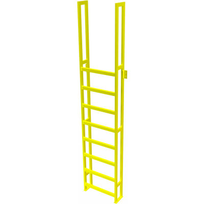 U-Design Max-Access Aluminum Work Platforms - 9 Step 90"H 90 Deg. Stair Unit - UAP0990