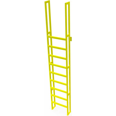 U-Design Max-Access Aluminum Work Platforms - 11 Step 110"H 90 Deg. Stair Unit - UAP1190
