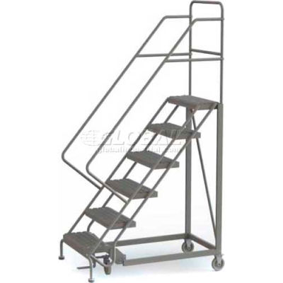 6 Step Configurable Forward Descent Rolling Ladder - Grip Strut Tread UKDEC106242